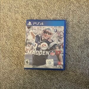 Madden NFL 17 PS4 Game - Blue Case